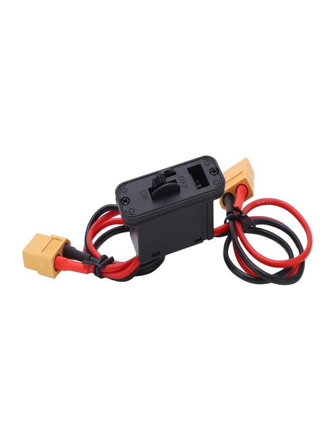 Kodrily RC Switch, Heavy Duty RC Airplane Switch with XT60 Plug, 18AWG Large Current Electronic On Off Connector, Remote Control Part Accessory for RC Car Aircraft Ship Receiver - Image 2
